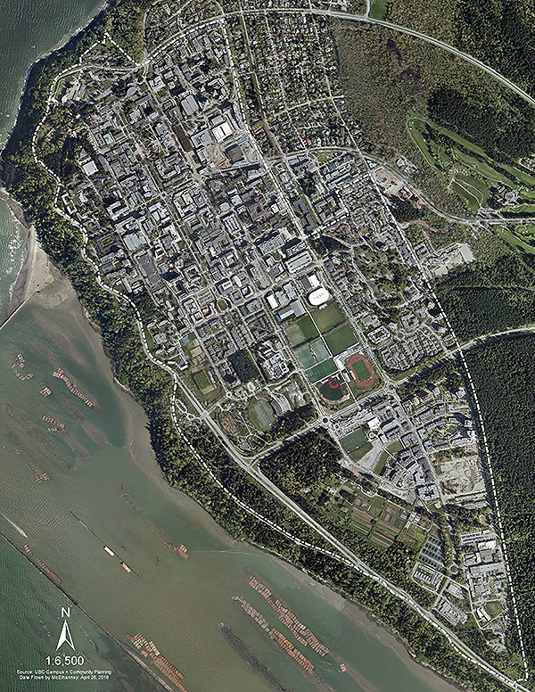 UBC orthophoto aerial map