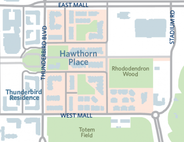 Hawthorn Place neighbourhood map