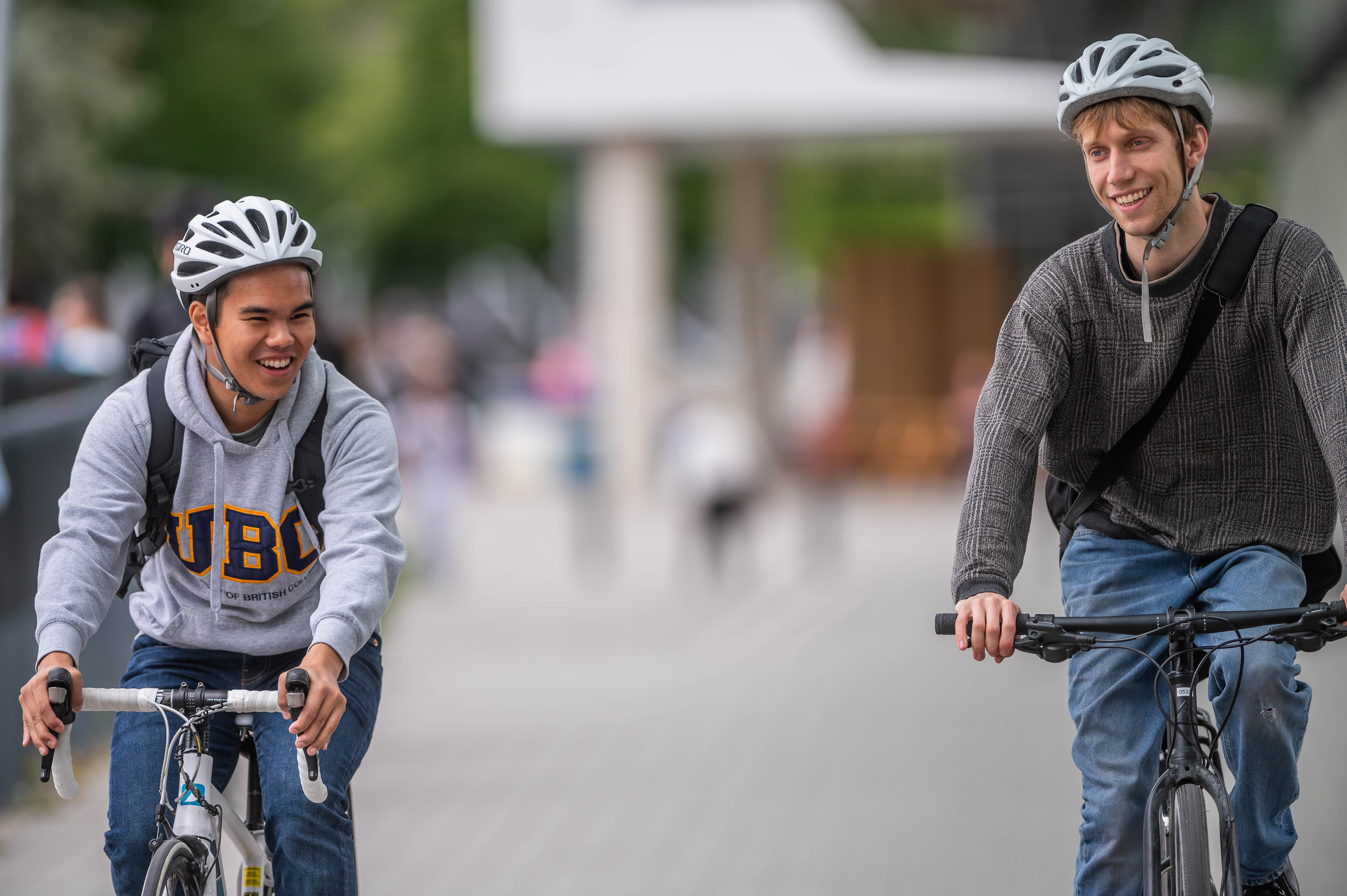 UBC cyclists
