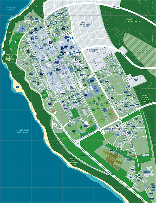 UBC Arrival map