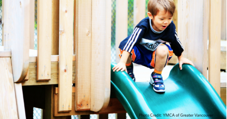 Child on slide