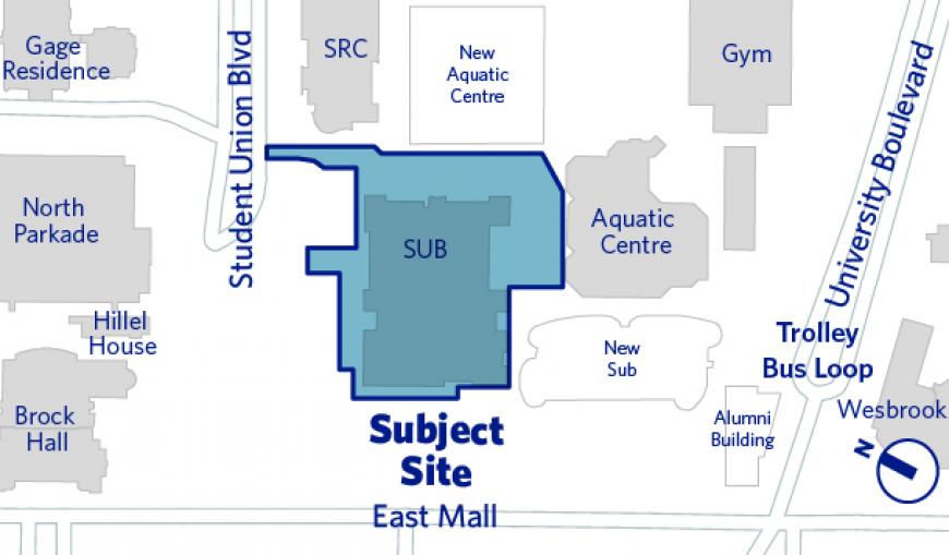 map showing where the life building is located