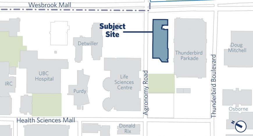 map showing where the building is