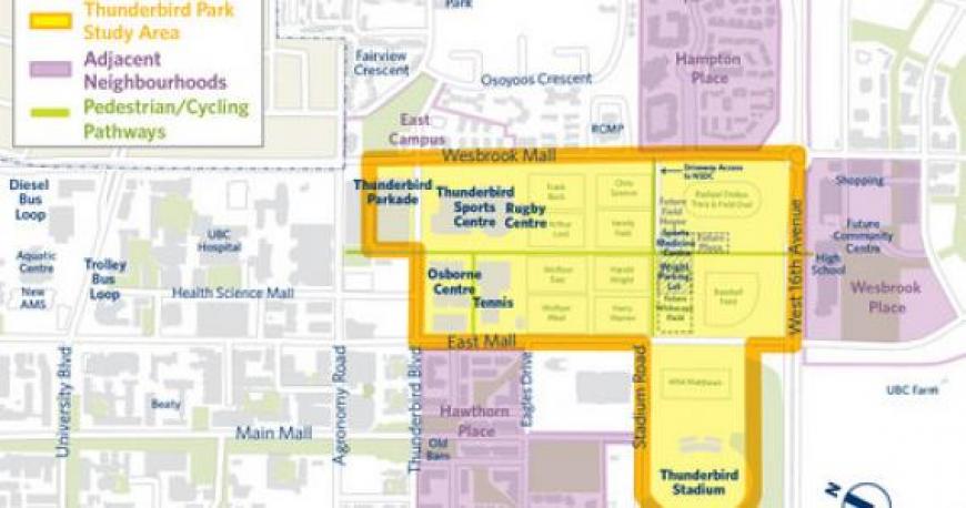 map showing the proposed upgrades