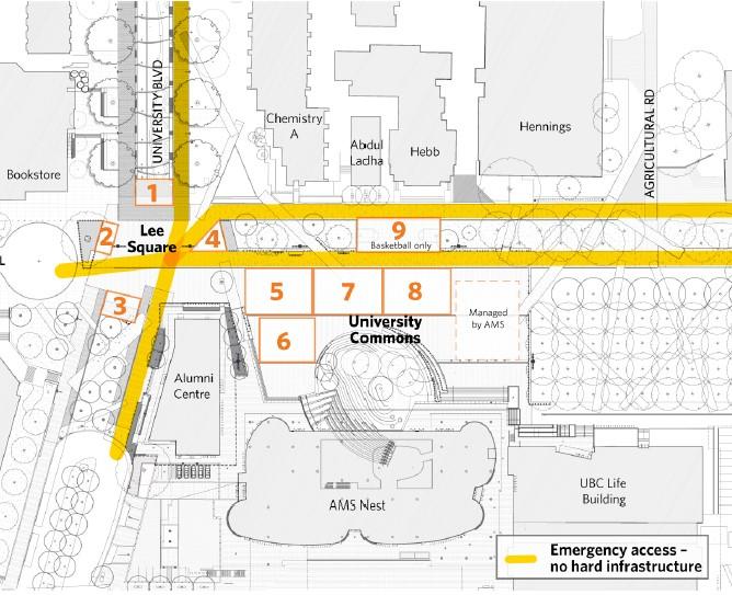 University Common map