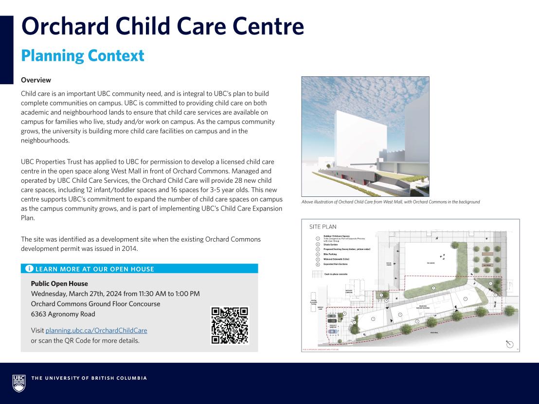 Orchard Child Care Centre Planning Context
