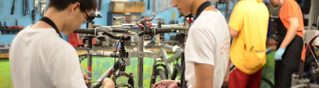 Fixing bikes and the bike kitchen