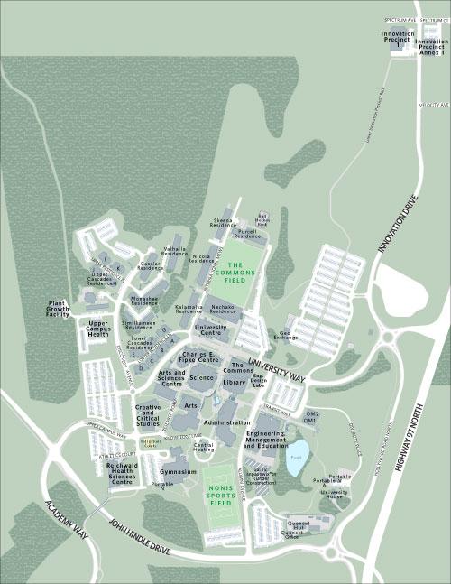 Okanagan Wayfinding Map