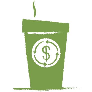 reusable cup icon