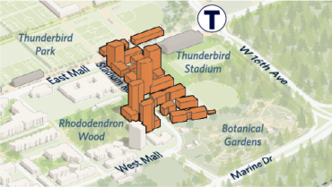 Conceptual layout and massing for Stadium Neighbourhood