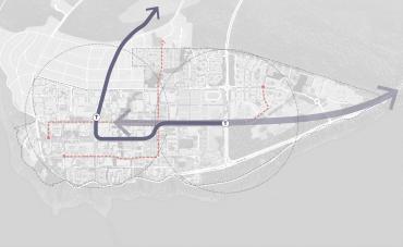 Map of Active Transportation at UBC