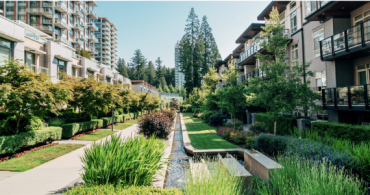 Wesbrook Place water feature