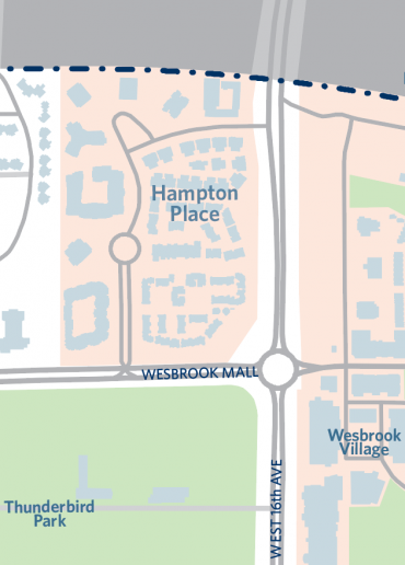 Hampton Place neighbourhood map