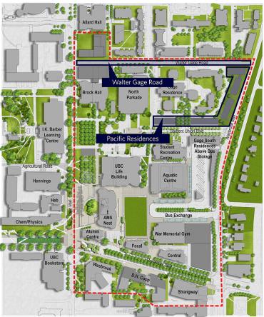 Walter Gage Road | UBC Campus & Community Planning