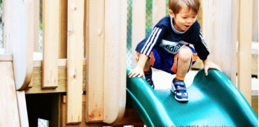 Child on slide