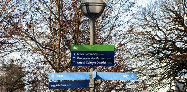 New cycling signage