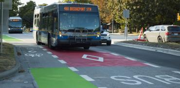 translink 480 red bus lane