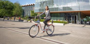 UBC bikeshare dropbike banner